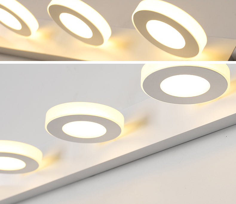 Moderne mode -ijdelheid verlichtingsarmatuur verstelbare hoofdliggers van kop LED -wandverlichtingsideeën voor badkamer