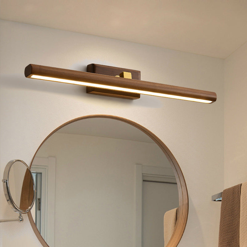 Stile minimalista Vanity Light Bar Walnut LED Vanity Mirror Lights per tavolo da toeletta