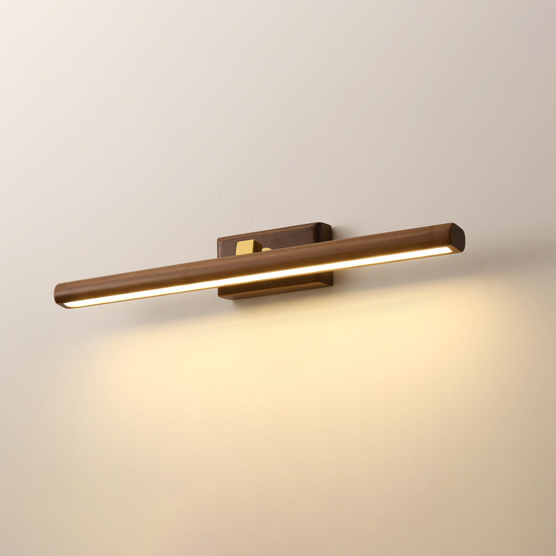 Stile minimalista Vanity Light Bar Walnut LED Vanity Mirror Lights per tavolo da toeletta