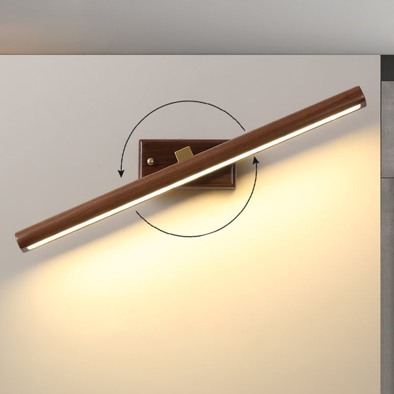 Stile minimalista Vanity Light Bar Walnut LED Vanity Mirror Lights per tavolo da toeletta