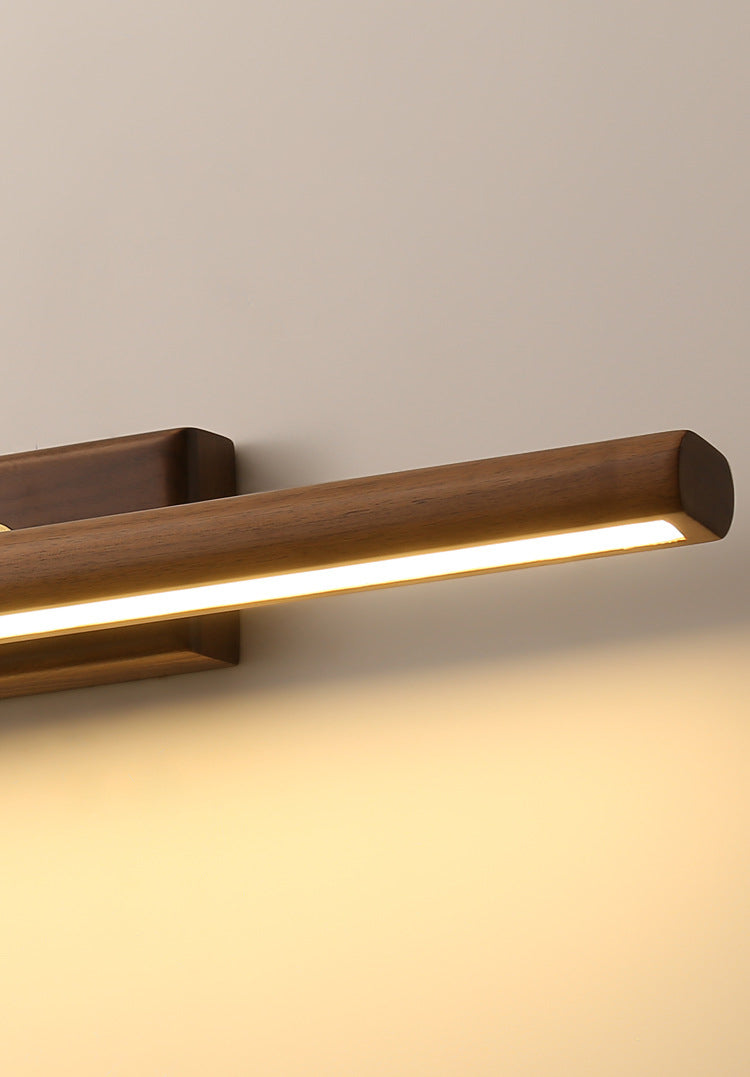 Stile minimalista Vanity Light Bar Walnut LED Vanity Mirror Lights per tavolo da toeletta