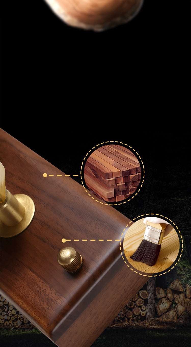 Stile minimalista Vanity Light Bar Walnut LED Vanity Mirror Lights per tavolo da toeletta