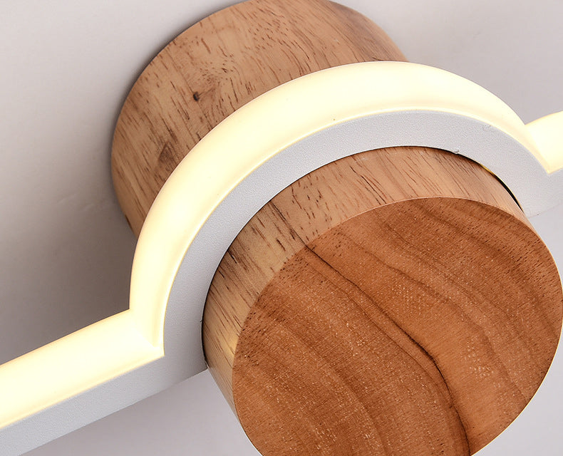 Nordic Creative Vanity Mirror Light Minimalism over Mirror Vanity Lights for Bathroom