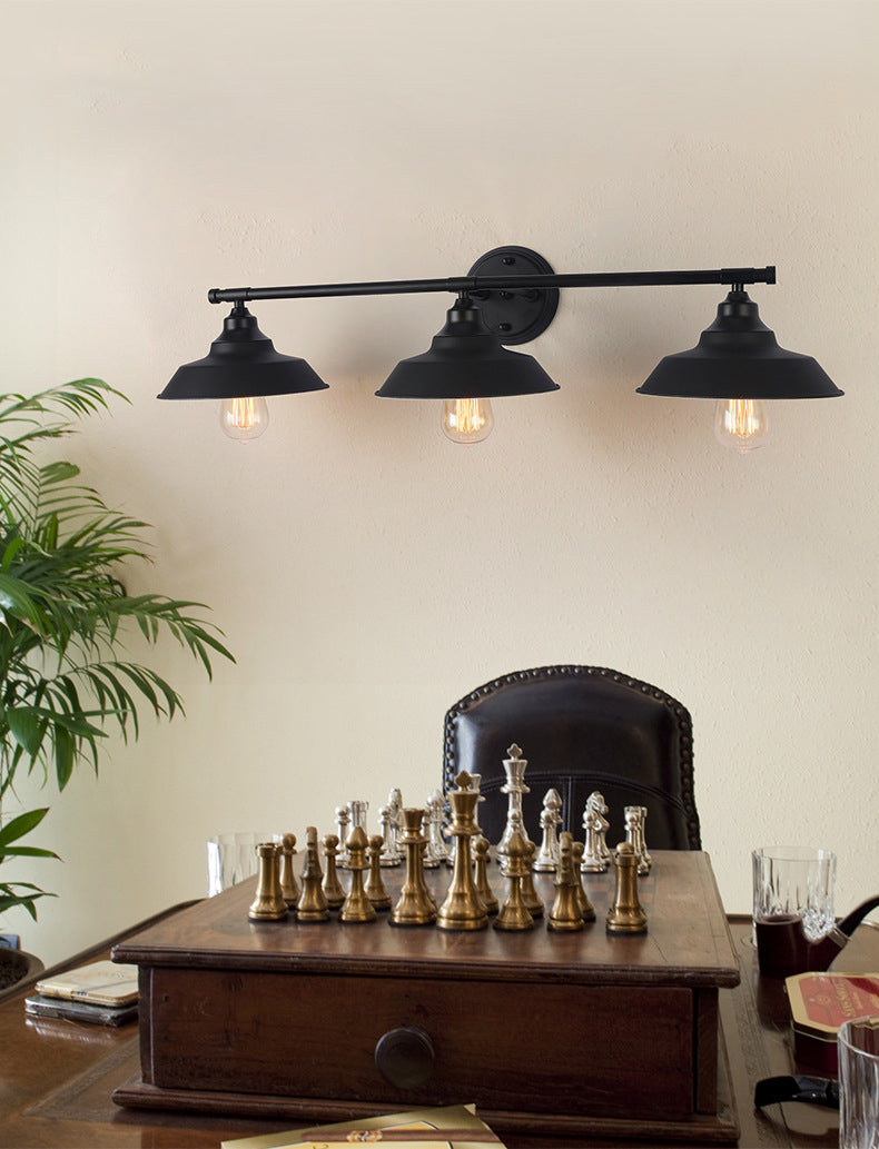 Industrial Metal Vanity Sconce Light Barn Shade Wall Mounted Light for Mirror Cabinet