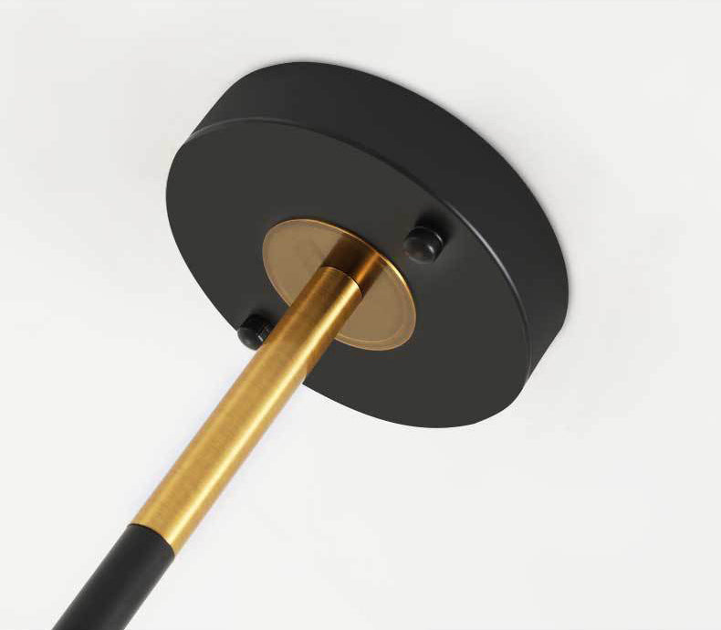 Modern Simplicity Spoke-Like Pendant Chandelier White Glass Hanging Light Fixture for Restaurant