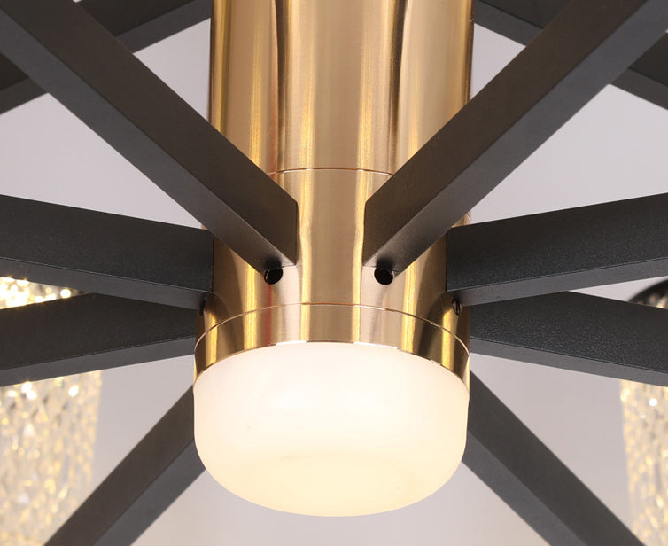 Postmodern Simplicity Cylinder Ceiling Chandelier Acrylic Hanging Light for Living Room