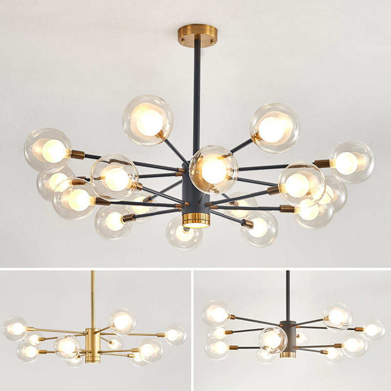 Semplicità postmoderna Simplicity Starburst Apparecchiatura di illuminazione sospesa in vetro Fissature di illuminazione a sospensione per il ristorante