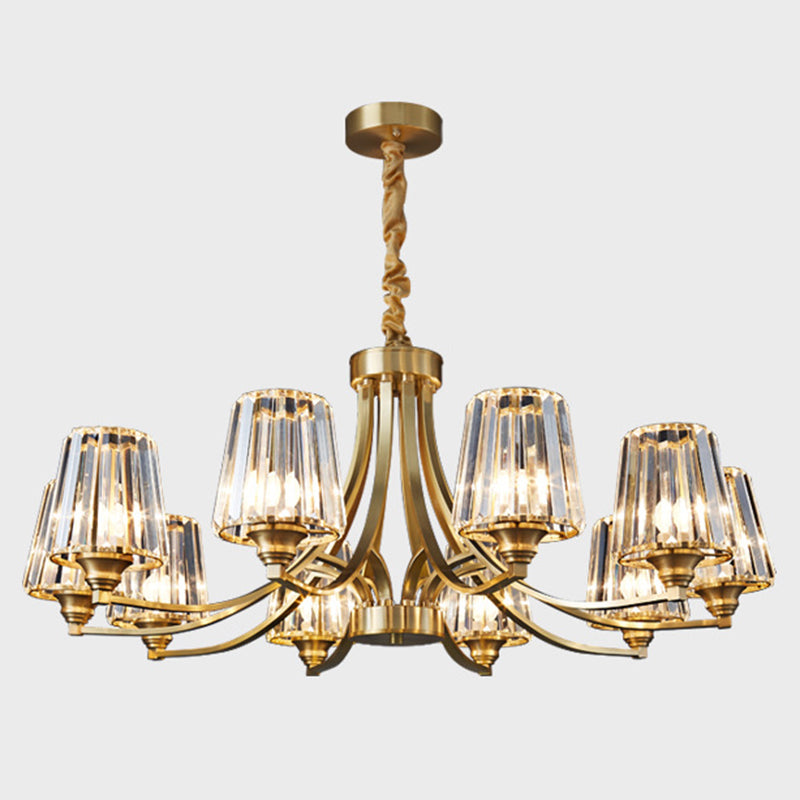 Postmodern Starburst Chandelier Pendant Light Glass Hanging Light Fixtures for Living Room