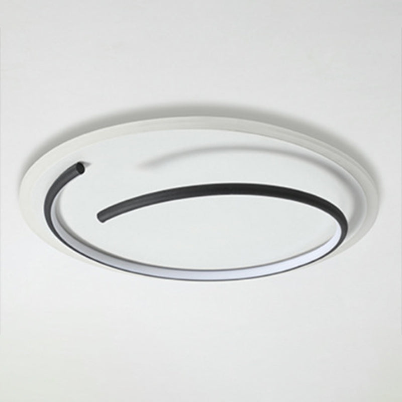 Ronde acryl plafondlamp Minimalisme LED-inbouwlamp voor slaapkamer