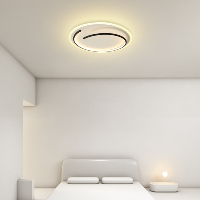 Ronde acryl plafondlamp Minimalisme LED-inbouwlamp voor slaapkamer