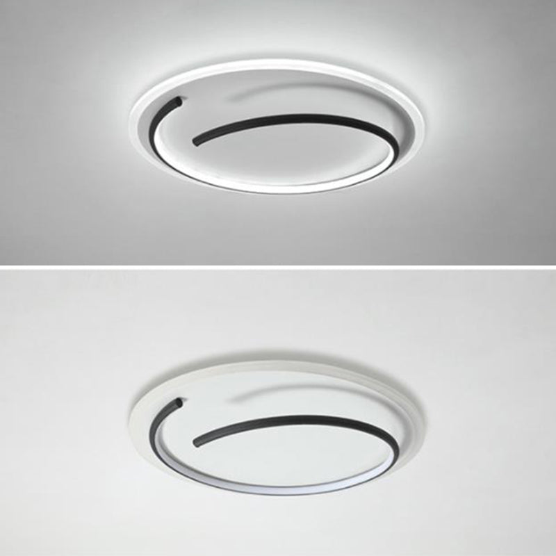 Ronde acryl plafondlamp Minimalisme LED-inbouwlamp voor slaapkamer
