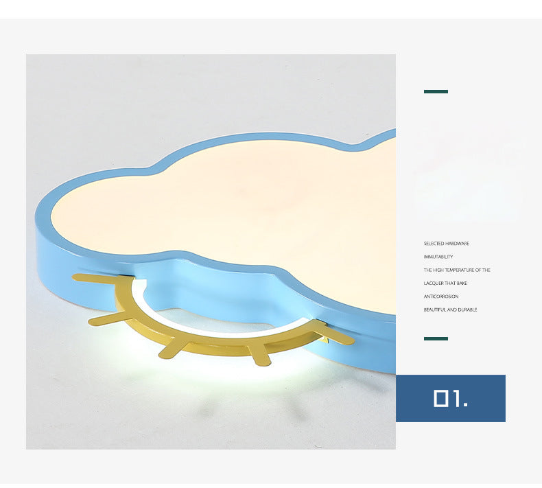 Lampada da incasso a soffitto con nuvola e sole Lampada da incasso a LED in acrilico per cartoni animati per la scuola materna