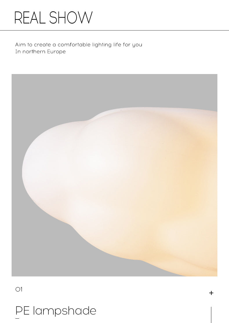 Luz de techo de la lámpara de techo de la habitación de los niños en la nube