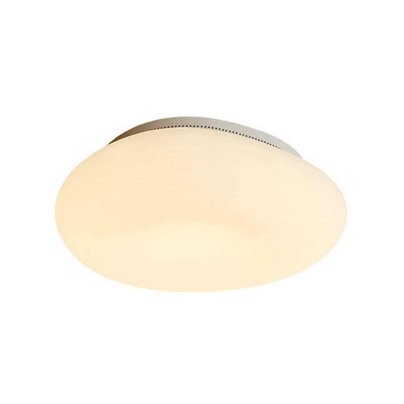 Kunststof kiezelvormige inbouw Cartoon LED witte plafondlamp voor slaapkamer