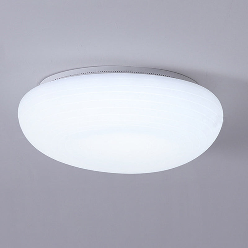 Kunststof kiezelvormige inbouw Cartoon LED witte plafondlamp voor slaapkamer