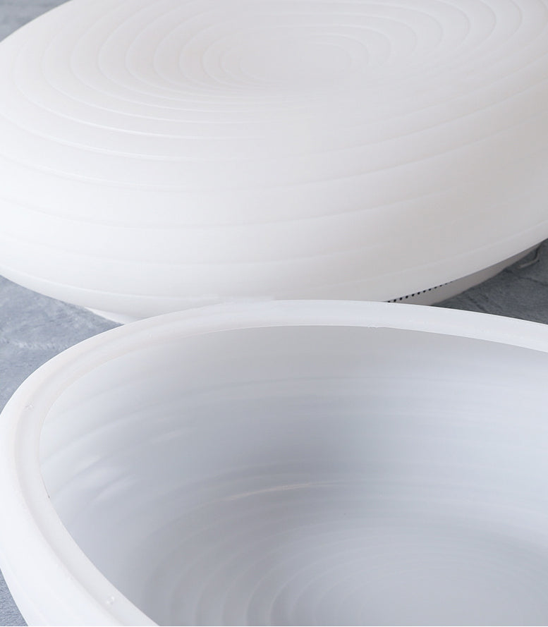 Kunststof kiezelvormige inbouw Cartoon LED witte plafondlamp voor slaapkamer