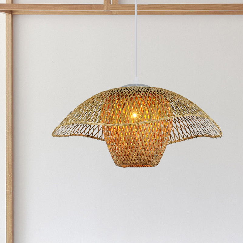 18 "/21.5" /25.5 "PIGA DE SUSPENSIÓN DE SOMBRACIÓN ANTERIOR BOMBO RETRO 1 BOMBA MADERA Kit de luz colgante para salón