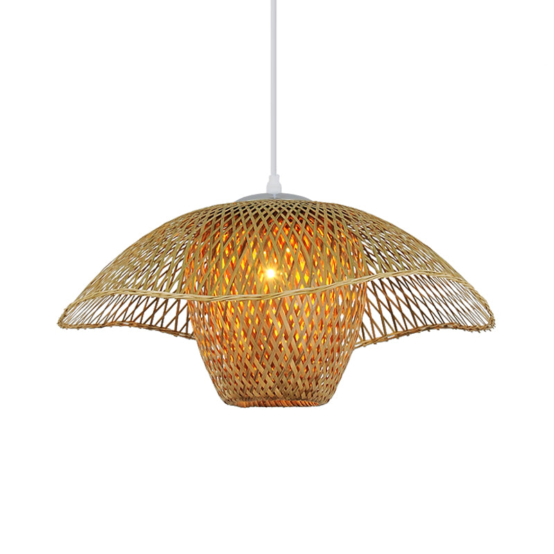 18 "/21.5" /25.5 "PIGA DE SUSPENSIÓN DE SOMBRACIÓN ANTERIOR BOMBO RETRO 1 BOMBA MADERA Kit de luz colgante para salón