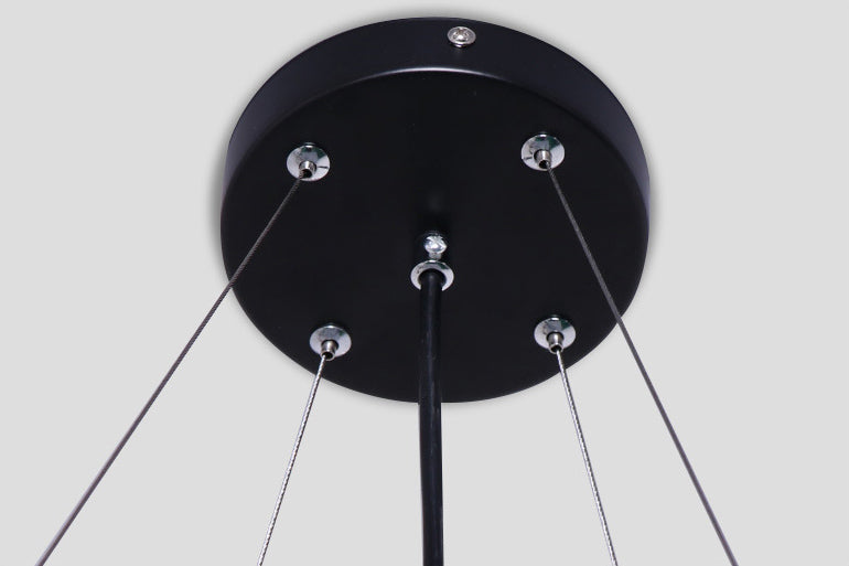 Luce a sospensione in palestra a forma di ingranaggio Acrilista Acrilista LED Apparecchi di illuminazione a soffitto