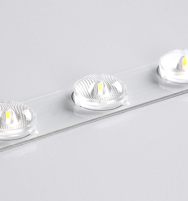 Bois de noyer pendant rectangulaire lumière nordique brun foncé led suspendu sur l'île sur l'île