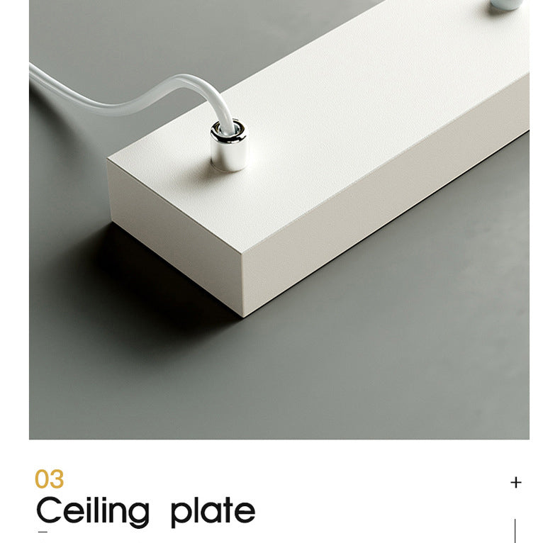 Lampada dell'isola a led macaron lampada sospesa pentagonale con tonalità in metallo per una cena