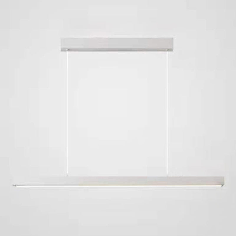 Modern Minimalism Linear Island Hangluchting LED LED Metal Island Plafond Light voor eettafel