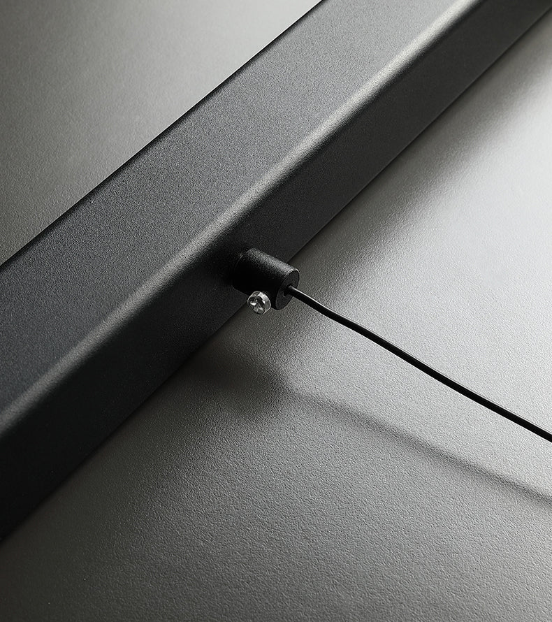 Modern Minimalism Linear Island Hangluchting LED LED Metal Island Plafond Light voor eettafel