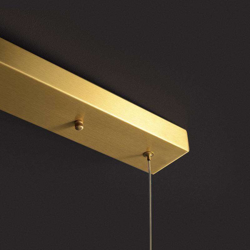 Jar baratto acrilico soggiorno illuminazione a sospensione moderna moderna decorazione a led in metallo isola lampade