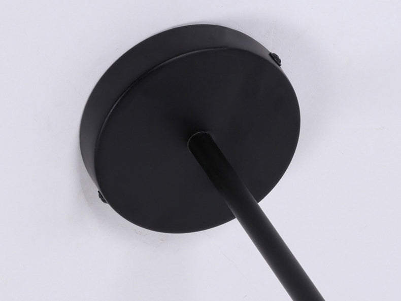 Tambor de tono blanco lámpara colgante de colgantes moderno 1 luz de techo colgante de luz para dormitorio