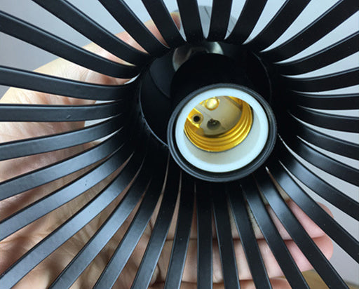 Metall 1 hellanhänger leichte nordische einfache Tränenkäfighängelampe für das Restaurant