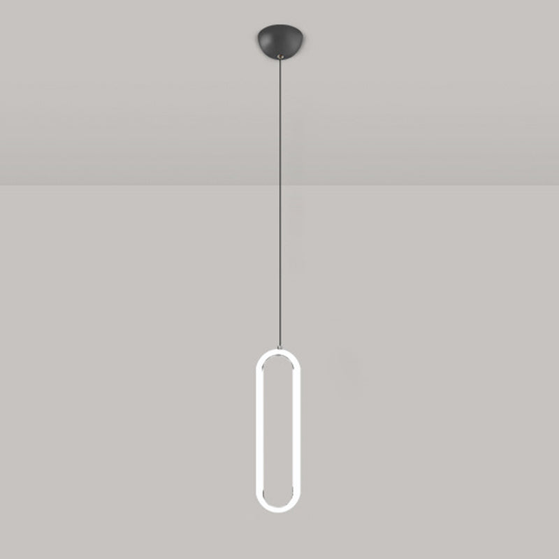 Gouden ronde vorm hanglamp moderne minimalistische ledhanglamp voor woonkamer