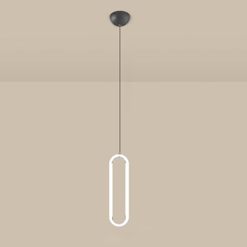 Gouden ronde vorm hanglamp moderne minimalistische ledhanglamp voor woonkamer