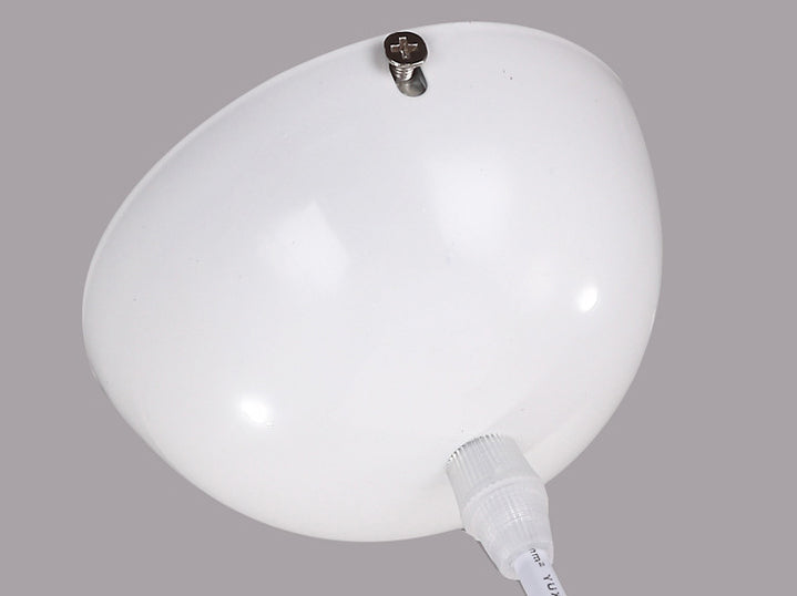 Art Deco Feather Pendant Light Fixtures Modern Creative Globe Hanging Ceiling Light for Bedroom