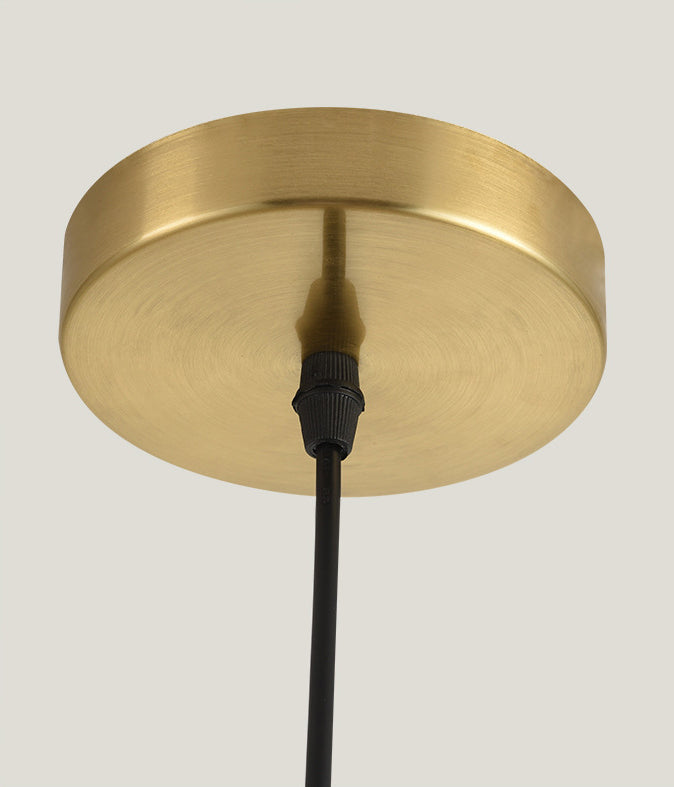 Gouden ronde vorm hanglamp moderne minimalistische ledhanglamp voor woonkamer