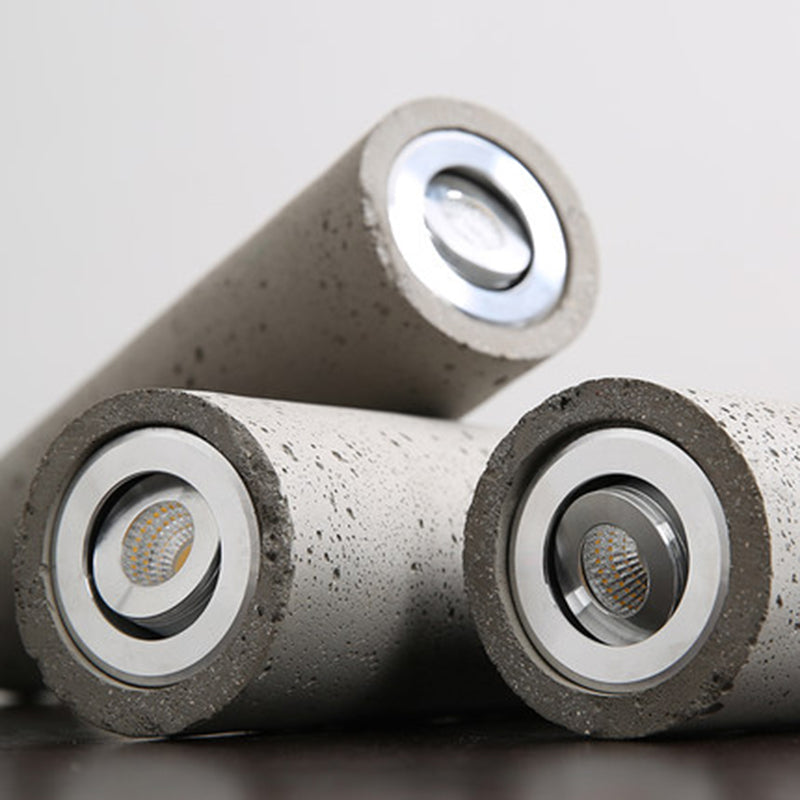 Nordische moderne zylindrische Form Pendelleuchte Beton kleines Suspension Licht für Wohnzimmer