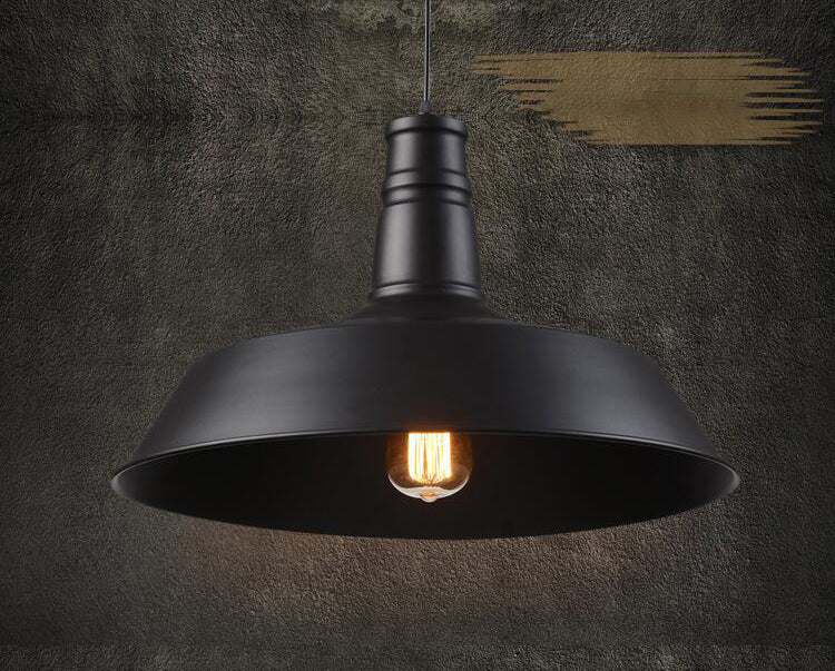 Retro industriële flesdop schaduw hanger licht metaal 1 lichte restaurant hangluchting