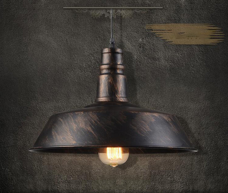 Retro industriële flesdop schaduw hanger licht metaal 1 lichte restaurant hangluchting