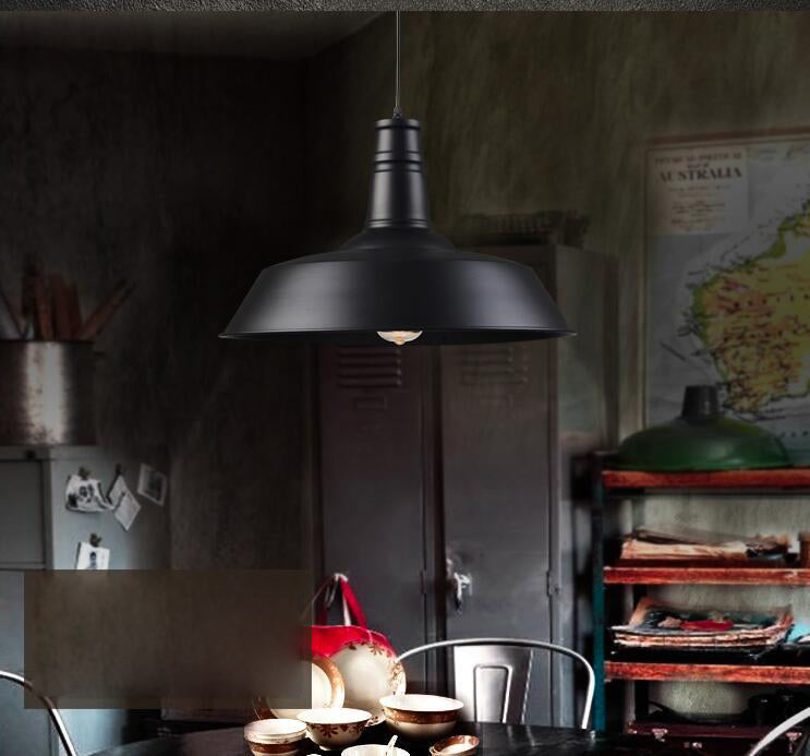 Retro industriële flesdop schaduw hanger licht metaal 1 lichte restaurant hangluchting