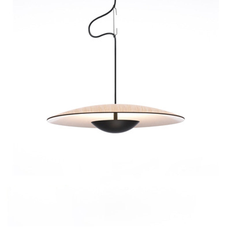 Nordic Modern Creative Metal Pendant Light Flying Saucer LED Small Suspension Light for Bedroom