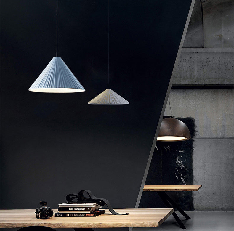 Cement taps toelopend hangende licht Noordse moderne stijl 1 lichte restaurant plafond hanglamp