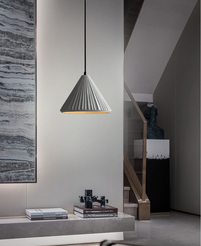 Cement taps toelopend hangende licht Noordse moderne stijl 1 lichte restaurant plafond hanglamp