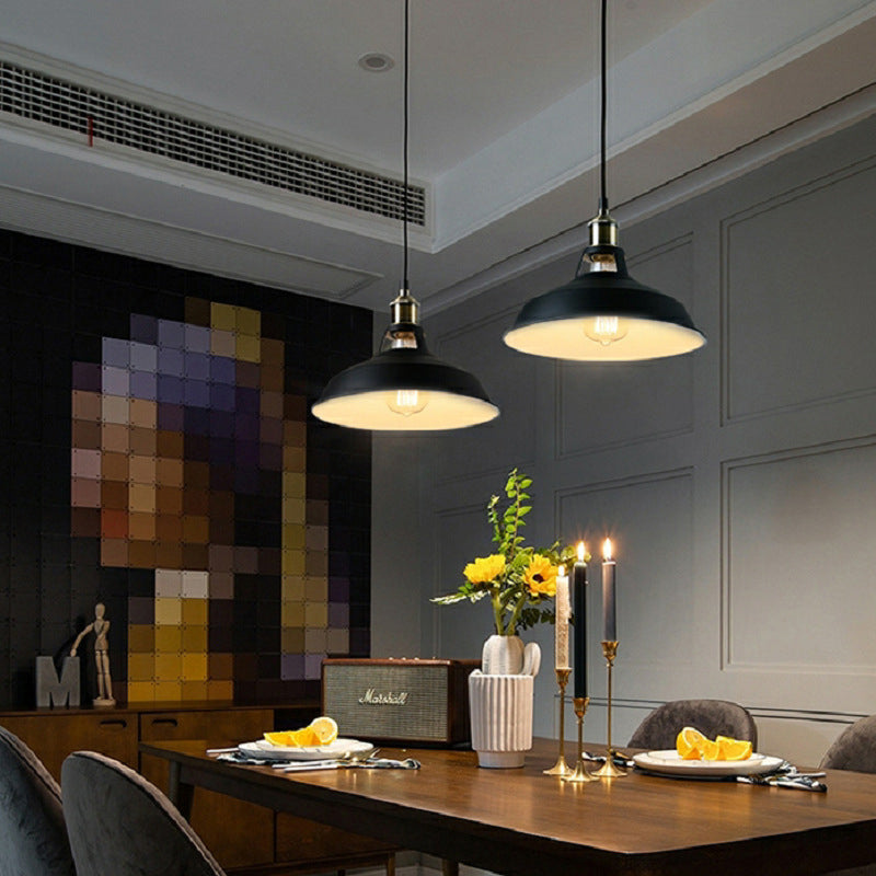 Luce a sospensione a sospensione per tonalità industriale nordico per il ristorante