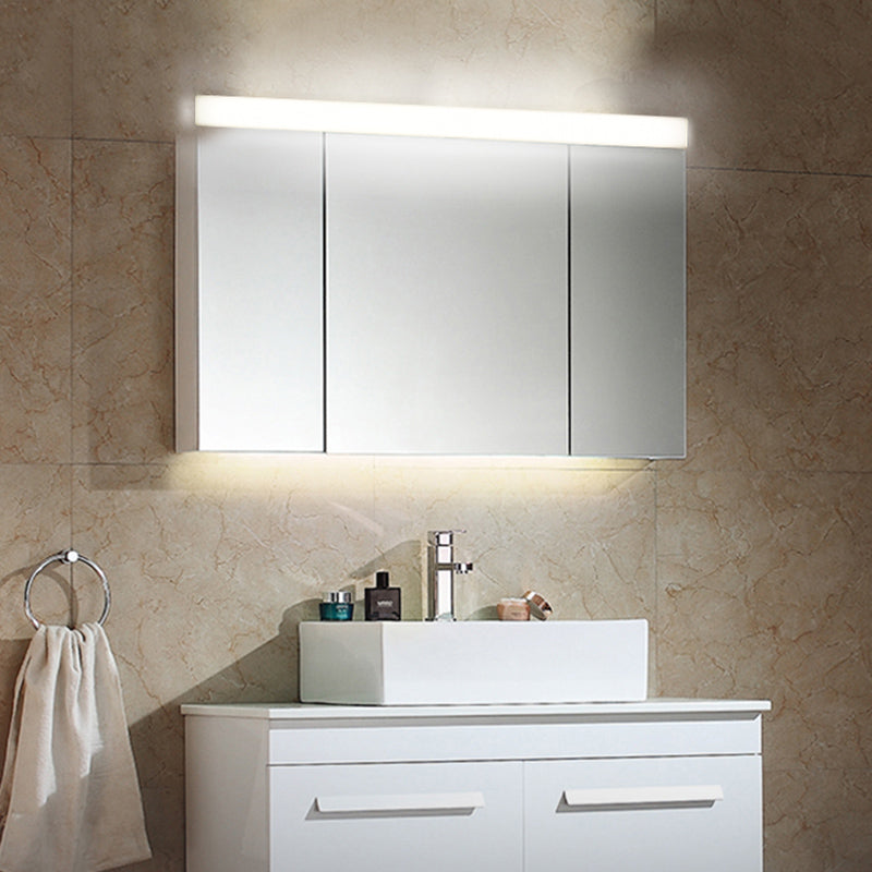 Rectangle LED Vanity Lamp Modern Minimalist Style Acrylic Single Vanity Light