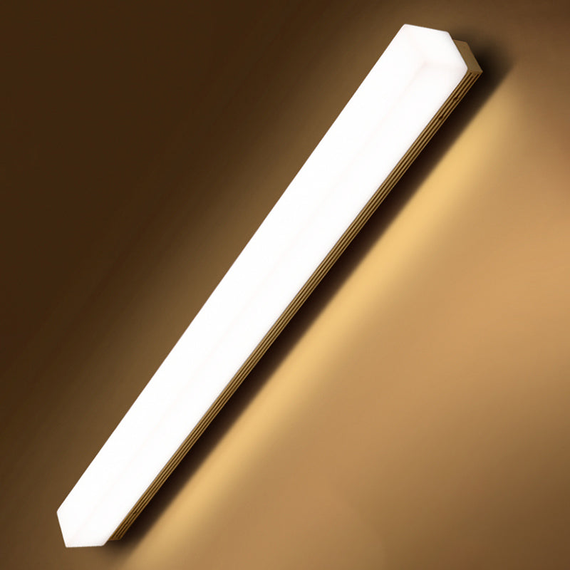 Rectangle LED Vanity Lamp Modern Minimalist Style Acrylic Single Vanity Light