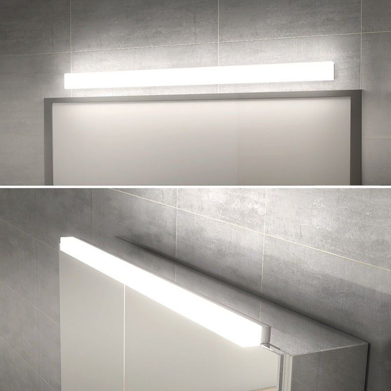 Rectangle LED Vanity Lamp Modern Minimalist Style Acrylic Single Vanity Light