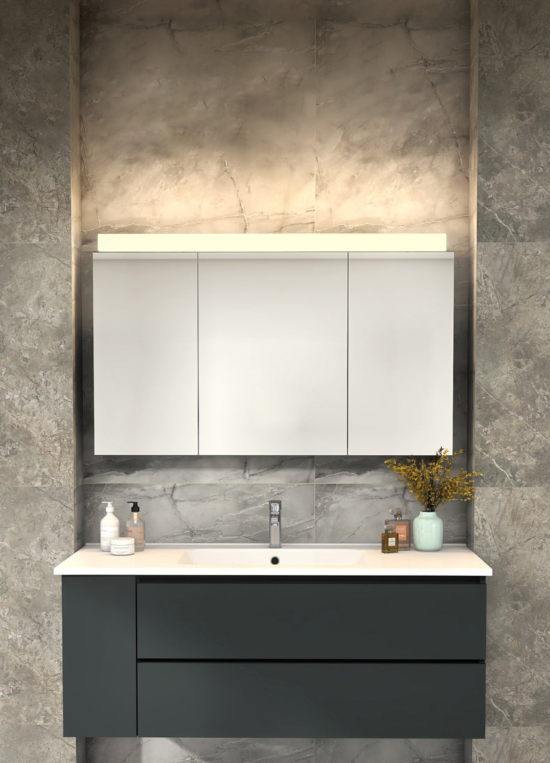 Rectangle LED Vanity Lamp Modern Minimalist Style Acrylic Single Vanity Light
