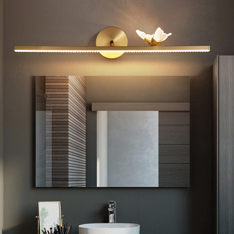 Licht extravaganter Stil linearer LED -Waschtischbeleuchtung Acryl -Eitelkeitslicht