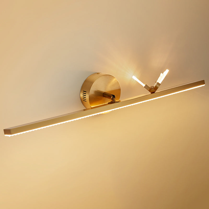 Licht extravaganter Stil linearer LED -Waschtischbeleuchtung Acryl -Eitelkeitslicht