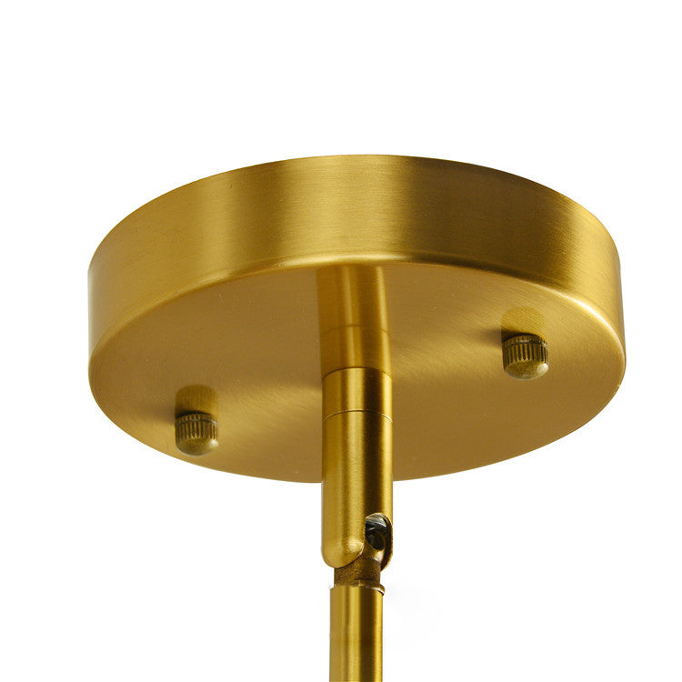 Moderno lampadario minimalista lampada in vetro sferico vetro a 2 camera leggera lampadario a soffitto camera da letto