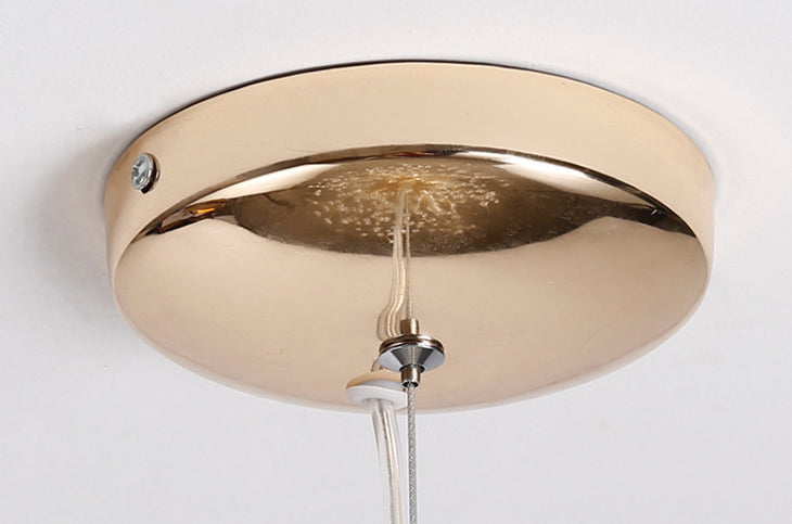 Paardebloem gevormd metallic hangend licht Moderne Minimalistische stijl Restaurant Pendant plafondlamp met 47 "verstelbare hangdraad